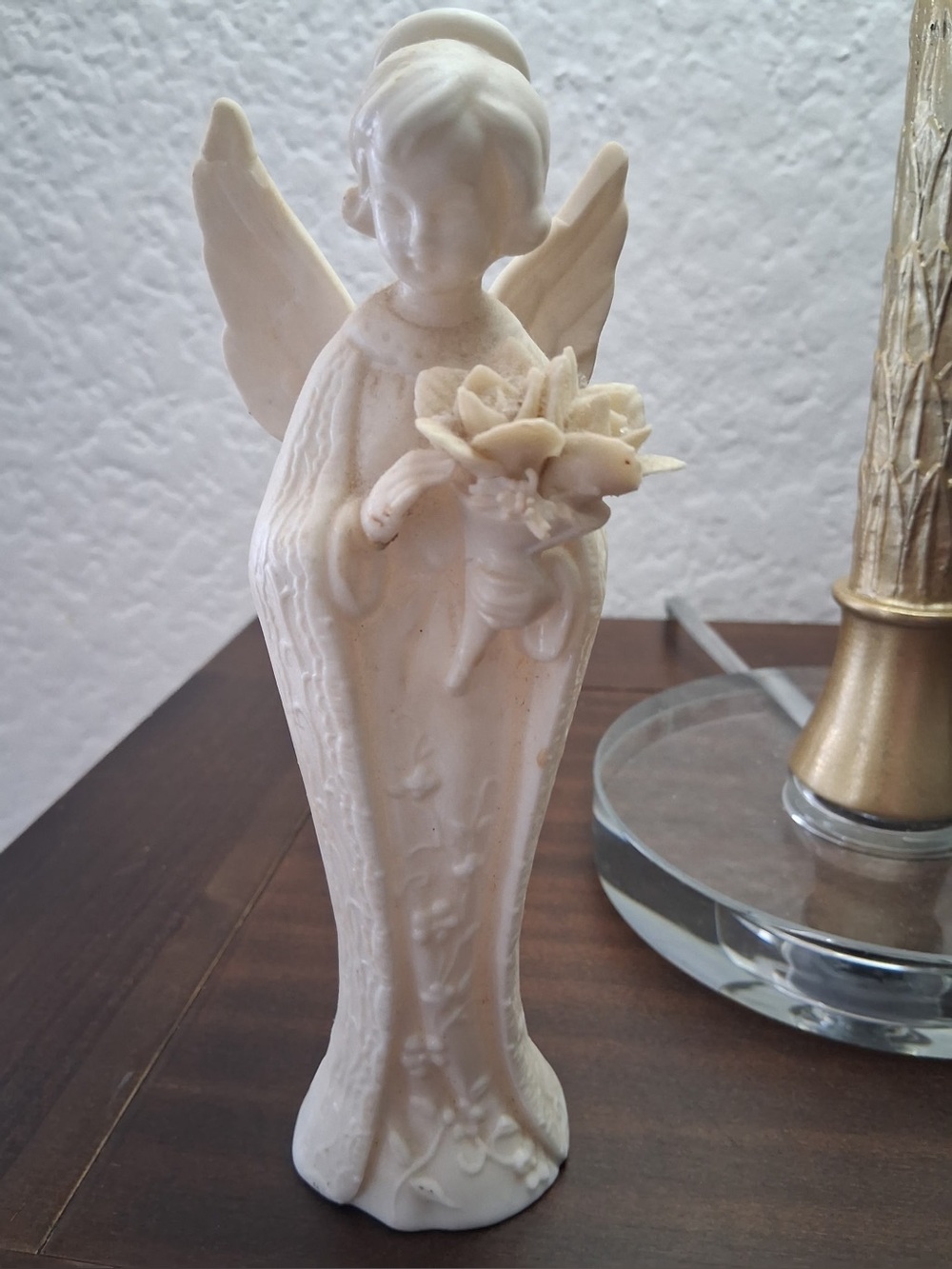 a Vintage Lefton March Birthday Angel